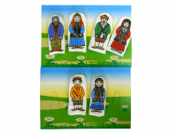 Набор пальчиковых кукол "Семья башкирская" (6 шт.)