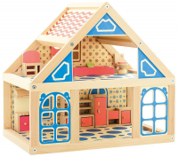 Кукольный домик с росписью