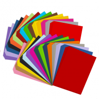Наборы из разных сортов цветной бумаги для занятий аппликацией