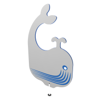 Перегородка для туалета "Кит"