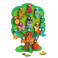 Головоломка с крючками "Лесное дерево"