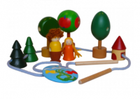 Шнуровка "Домик у озера"