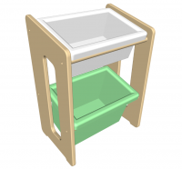 Система хранения № 1 с контейнерами